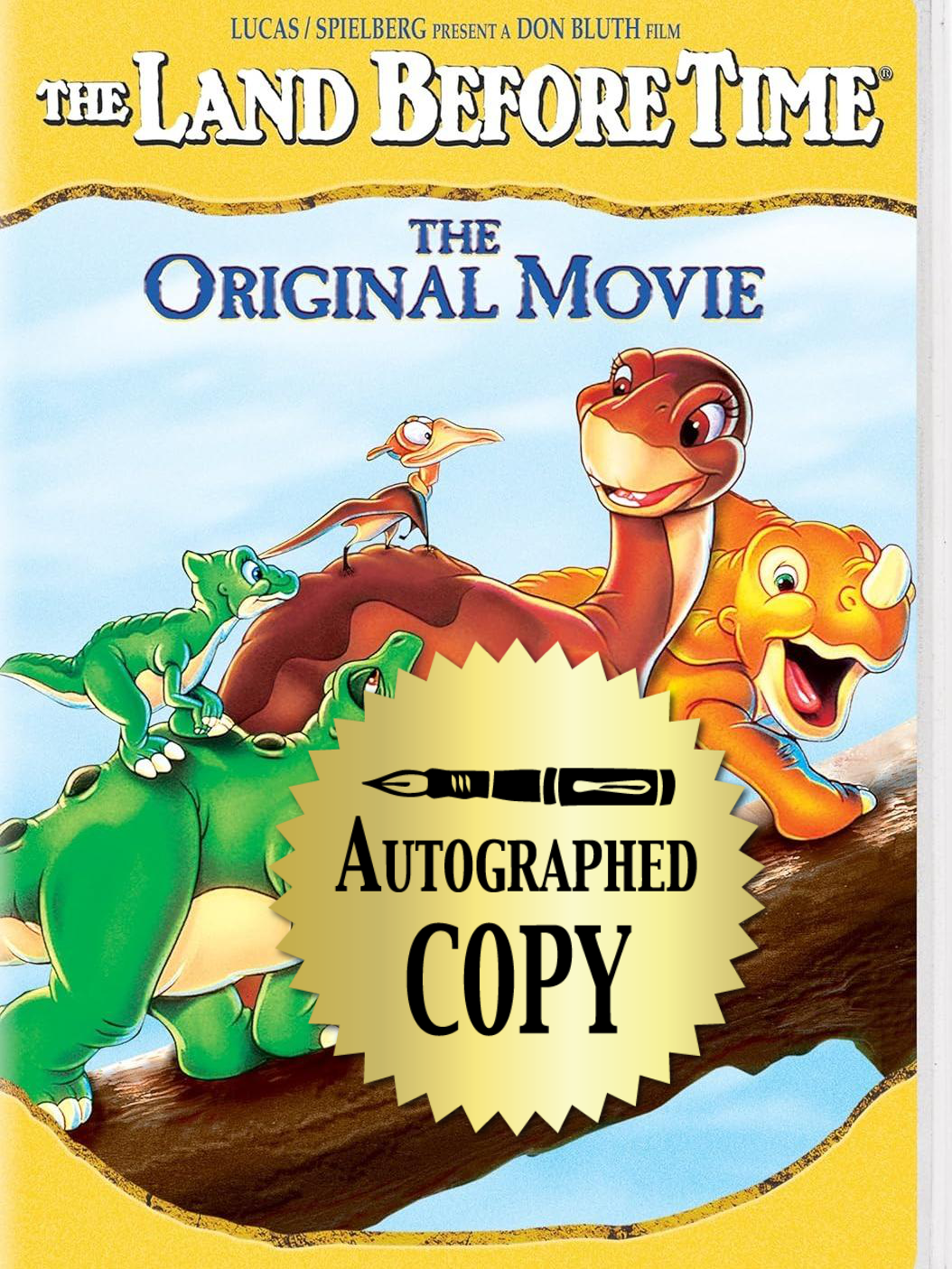 Autographed - The Land Before Time DVD – Stu Krieger