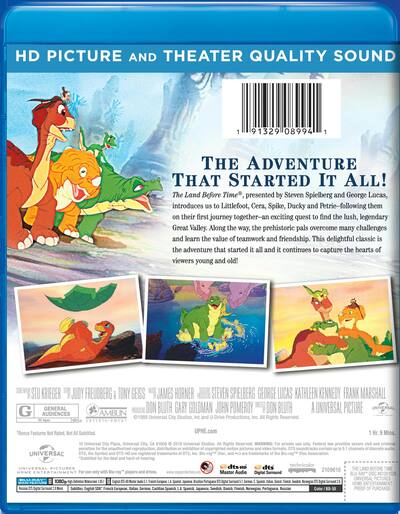 Autographed - The Land Before Time Blu-ray